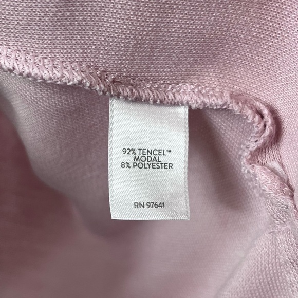 PURE JILL By J. Jill Light Pink Soft Tencel Modal Blend Pullover Top - Picture 5 of 6
